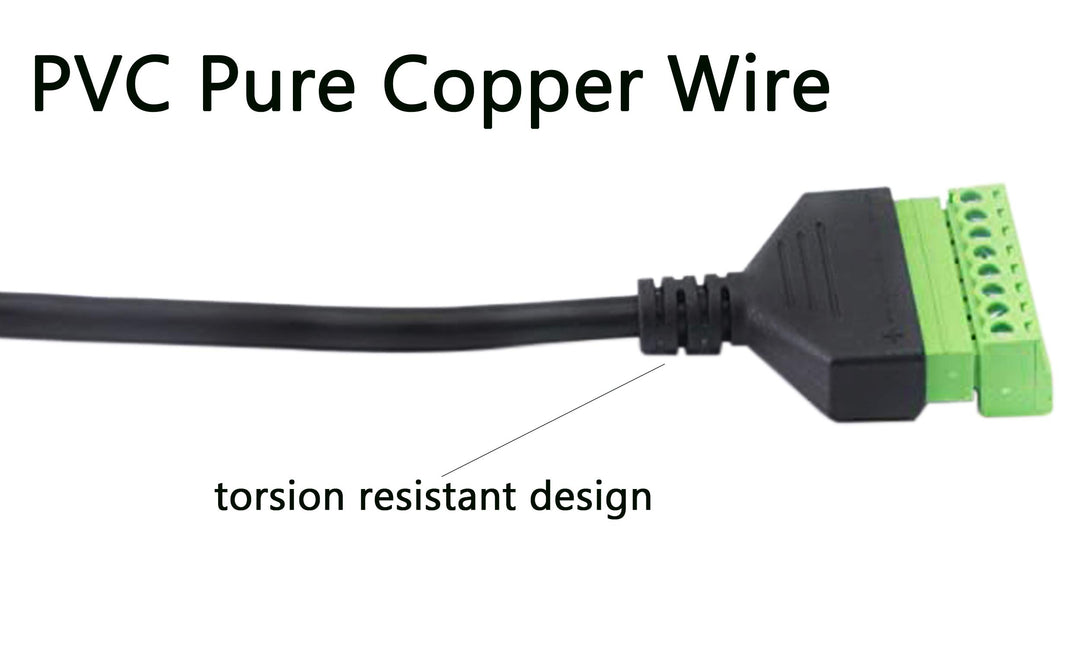 XMSJSIY RJ45 8P8C Female to 8 Pin Screw Terminal Adapto