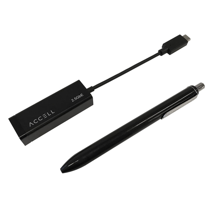 Accell USB-C to 2.5G Ethernet Adapter - USB Type C to RJ45 2.5Gbps high Speed LAN Converter, Compatible with Microsoft Office, MacBook, Thunderbolt 3, USB 3. 0 (U187B-007B-2)