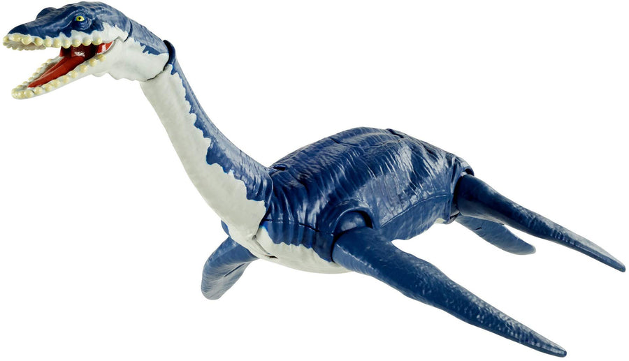 Toys Plesiosaurus Savage Strike Dinosaur Action Figure, Smaller Size, Attack Move Iconic to Species, Movable Arms & Legs, Great Gift for Ages 4 Years Old & Up