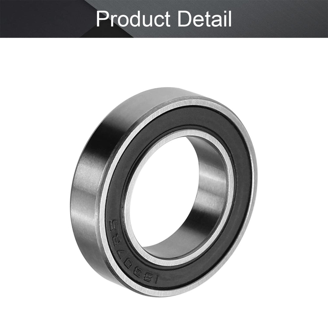 1Pcs MR18307-2RS Deep Groove Ball Bearing, 18x30x7mm Double Sealed GCr15 P0 Z1 Deep Groove Rolling Bearings