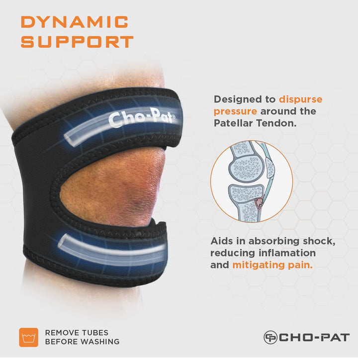 Cho-Pat Dual Action Knee Strap Black/XX-Large