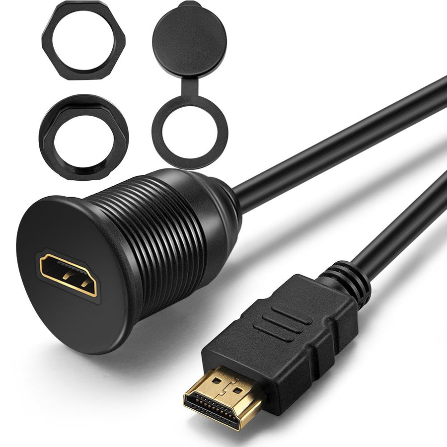 ICESPRING HDMI Panel Flush Mount Cable - 1 Meter 3ft HD