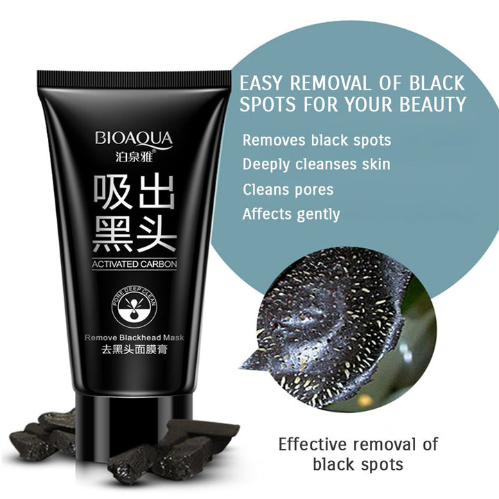 BIOAQUA Blackhead Remover Black Spots Mask Nose Pilaten Acne Purifying Peel Off Charcoal Deeply Cleanses Pores Skin …
