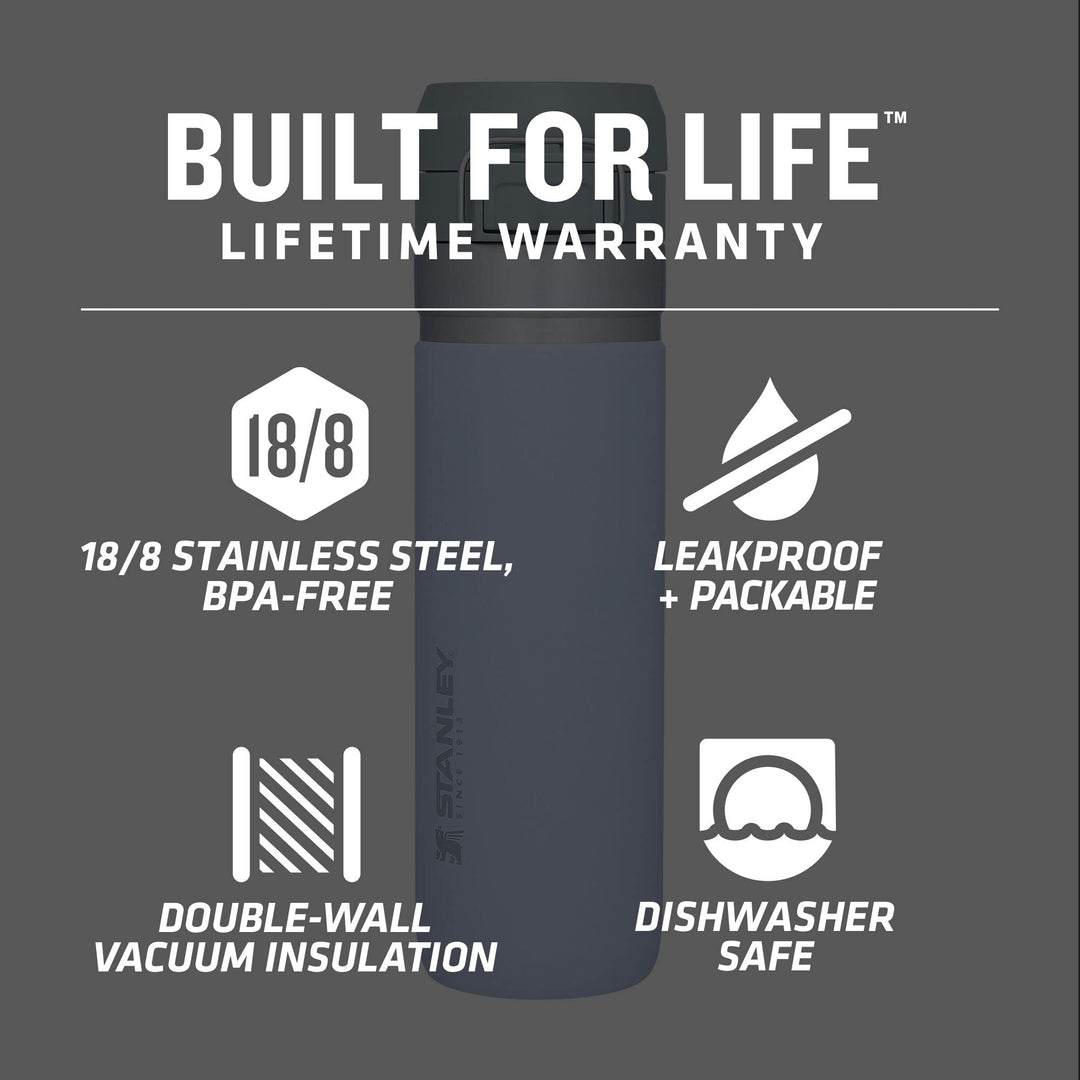 Stanley Quick Flip GO Water Bottle 24 OZ | Push Button 
