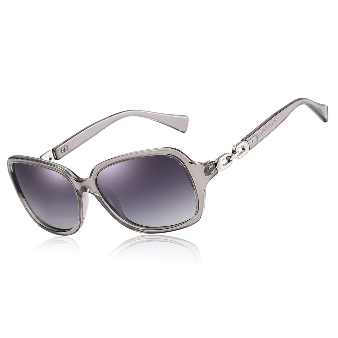 AOMASTE Retro Square Polarized Sunglasses for Women UV4