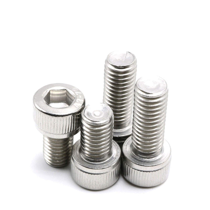 M3-0.5 x 12mm Socket Head Cap Screws Metric, Allen Socket Drive, Stainless Steel 304, Full Thread, Bright Finish, Machine Thread (50 Pcs)