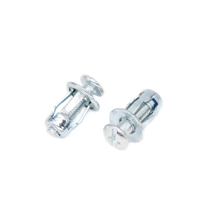 10-Pack M5x25mm Jack Nuts Petal Nuts Expansion Nut Thins Fixings Dowels with Screws Assembly for Hollow Wall Iron Skin Line Use in Thin Soft Wall