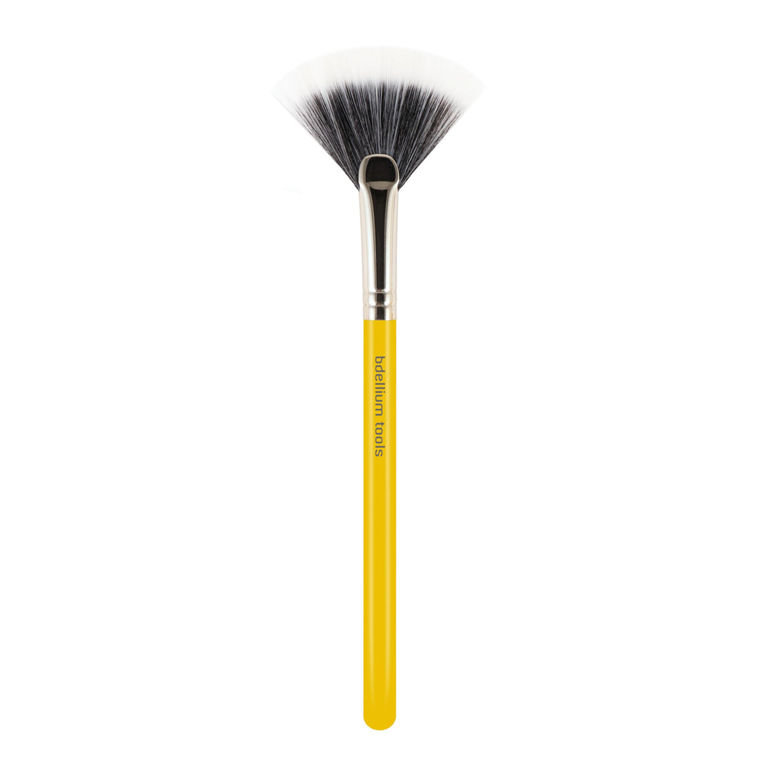 Studio Line Duet Fiber Fan Brush, Yellow