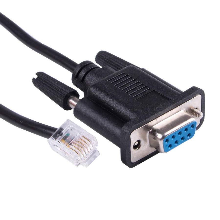Suamdoen DB9 to RJ11 RJ12 6P6C LAN Network Serial Conso