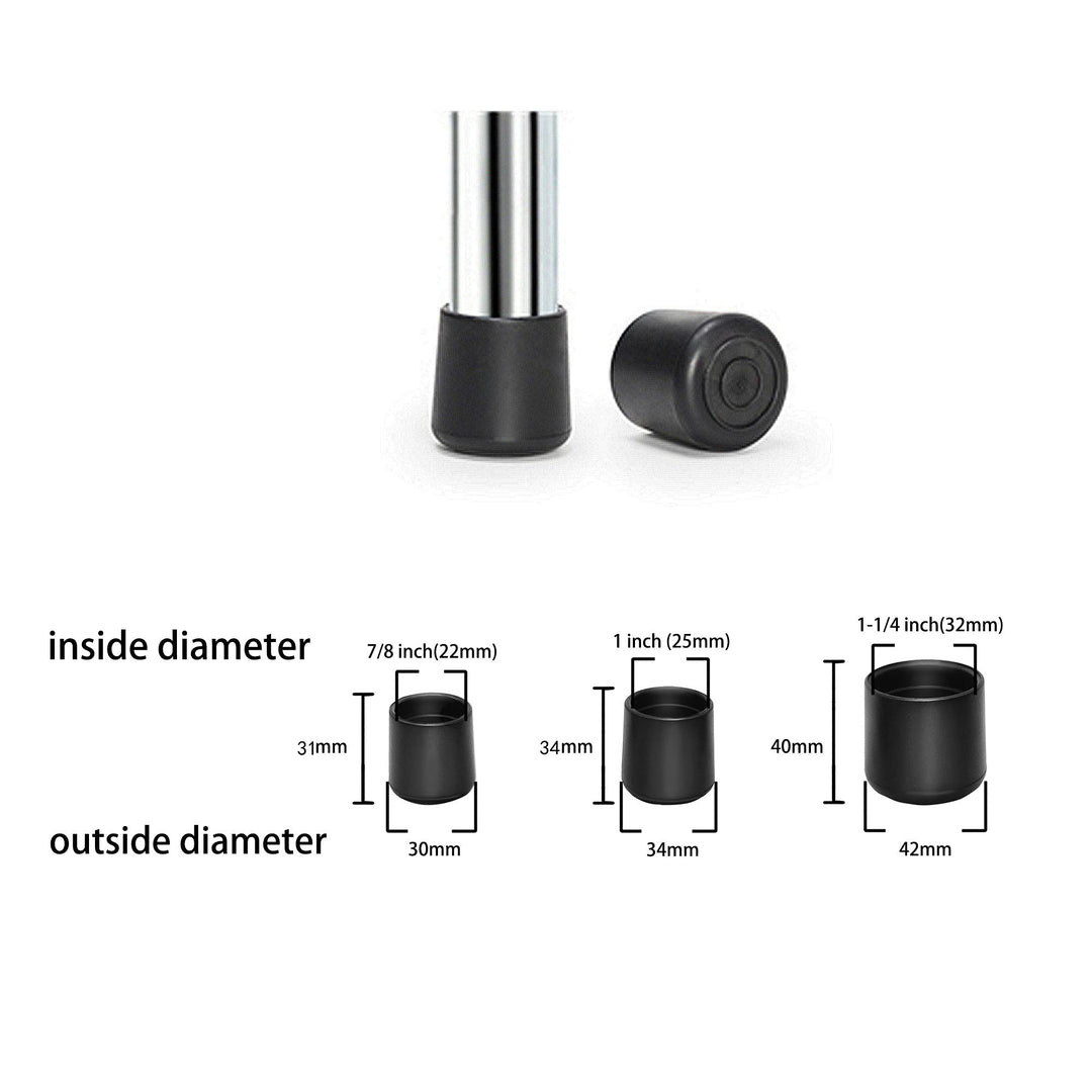 Soft Rubber Furniture Chair Leg Caps Silicone Chair Leg