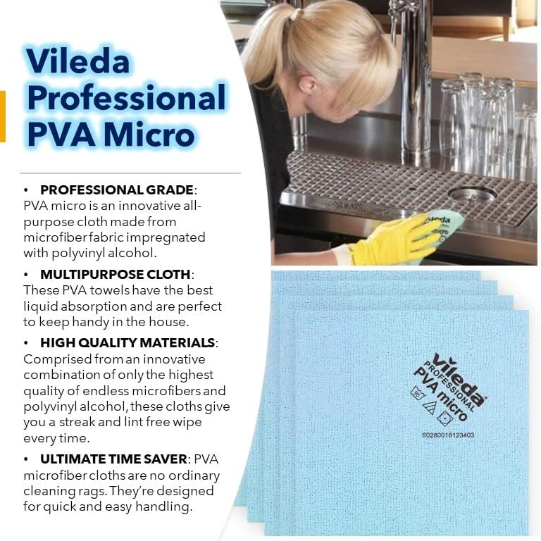 Vileda Professional PVA Microfiber Cloth