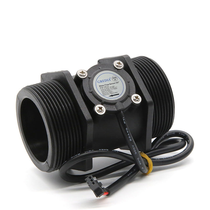 2 Water Flow Sensor Food-Grade Switch Hall Effect Flowmeter Fluid Meter Counter 10-200L/min