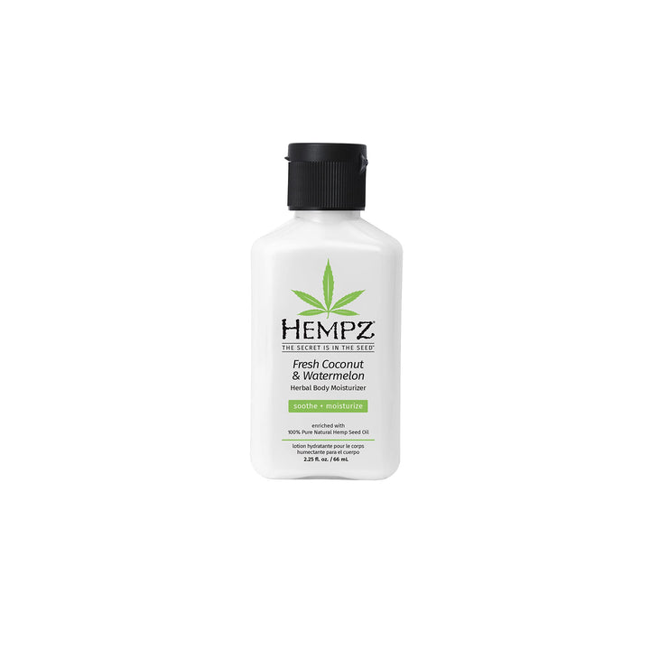 Herbal Body Moisturizer, Pearl White, Fresh Coconut/Watermelon, 2.25 Ounce