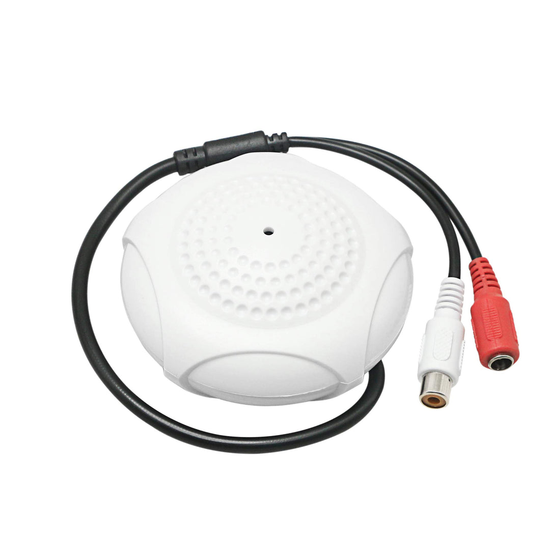 XMSJSIY CCTV Microphone,Pickup Audio Mic,Sound monitor 