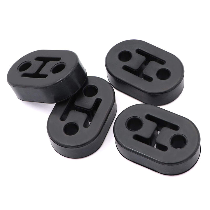 (lot of 8)4pcs Car Universal 2 Hole Rubber Exhaust Hanger Bushing Muffler Insulators Shock Absorbent Mount Bracket with 4pcs Universal Exhaust Hanger Muffler Insulator O Ring Rubber Exhaust Bracket