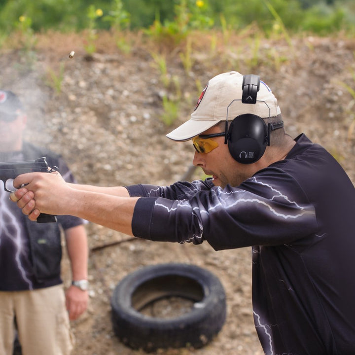 34dB Shooting Ear Protection - Special Designed Ear Muffs Lighter Weight &amp; Maximum Hearing Protection, Black