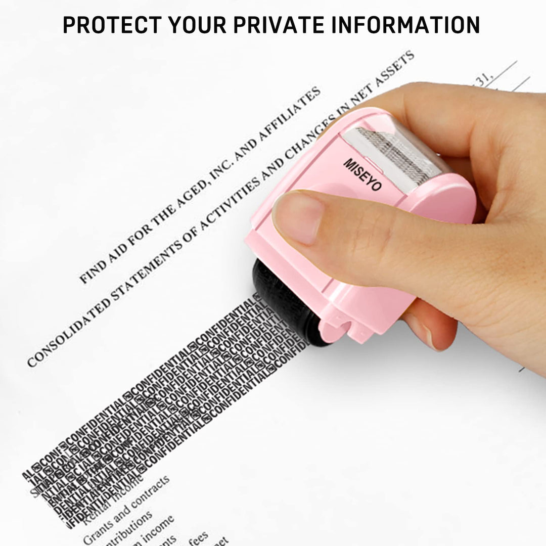Miseyo Identity Theft Protection Roller Stamps for Data