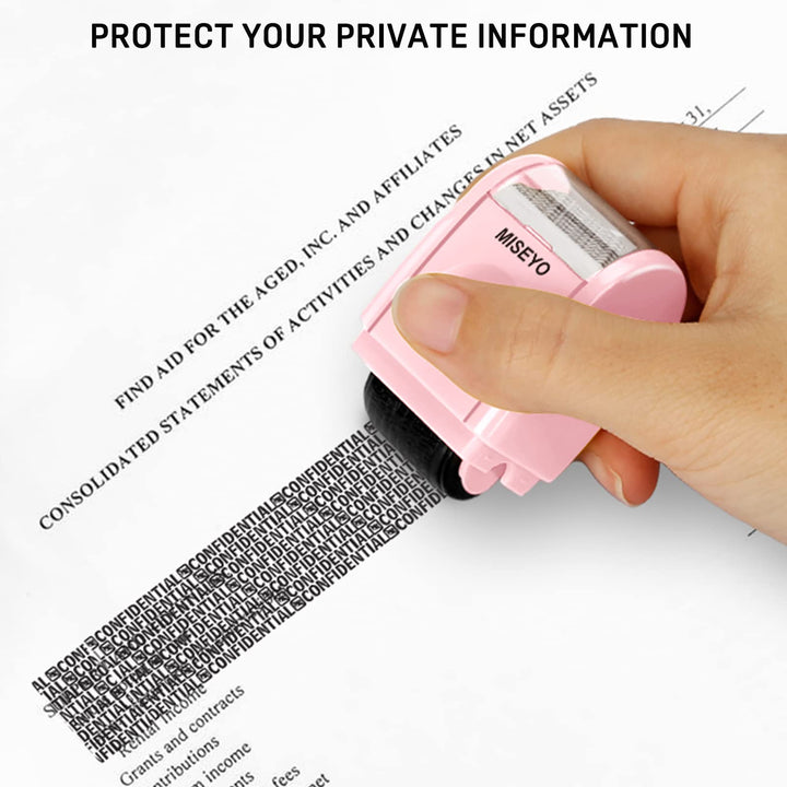 Miseyo Identity Theft Protection Roller Stamps for Data