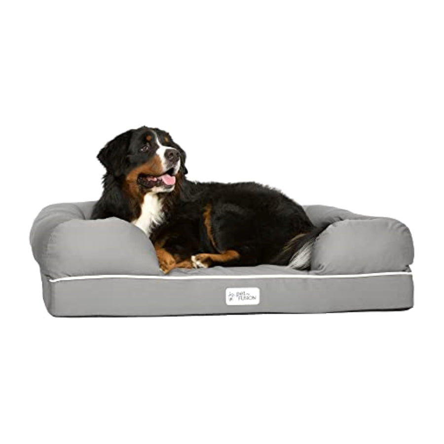 Ultimate Dog Bed, Orthopedic Memory Foam, Multiple Sizes and Colors, Medium Firmness Pillow, Waterproof Liner, YKK Zippers, Breathable 35% Cotton Cover