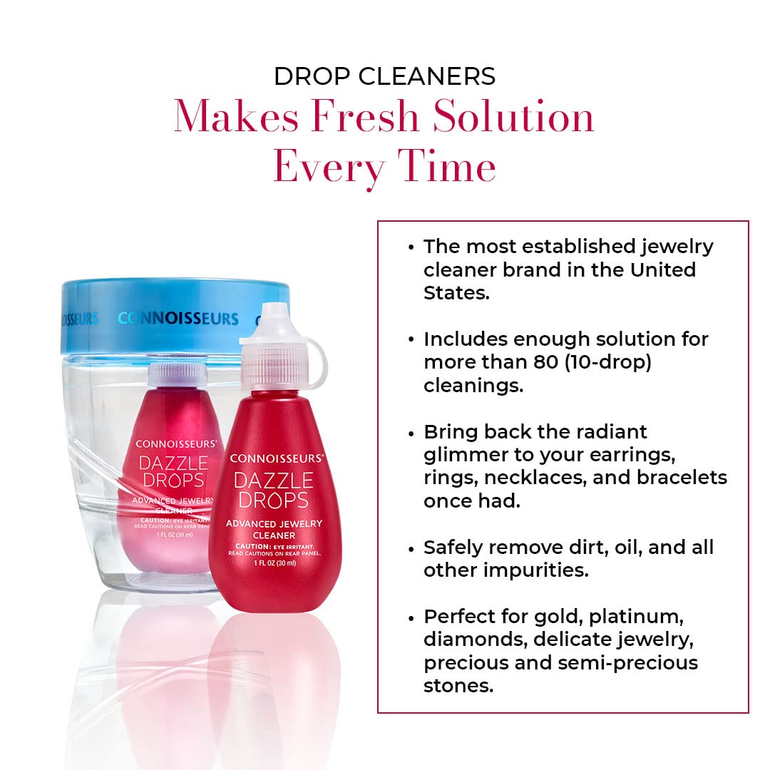 Advanced Dazzle Drops, Jewelry Cleaner Concentrate Solution, 1 Ounce