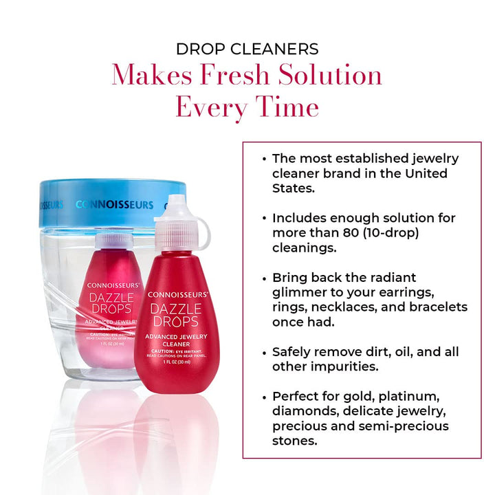 Advanced Dazzle Drops, Jewelry Cleaner Concentrate Solution, 1 Ounce