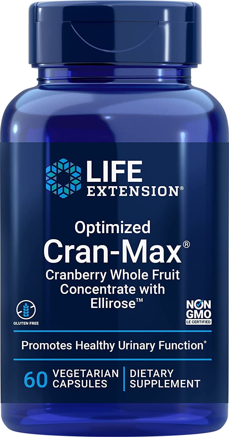 Optimized Cran-Max with ElliRose 60 VegiCaps (Pack of 2