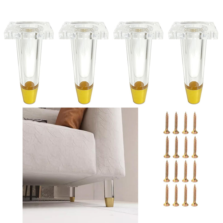 Susenya Kitchen Cabinet Feet, 4.72 Modern Table Legs,Ac