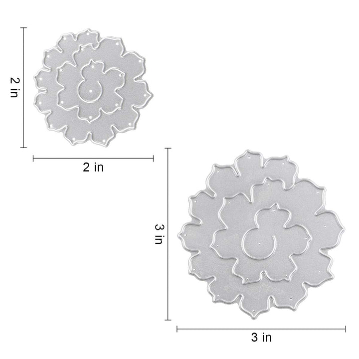 Cutting Dies Metal, Metallic Cutting Dies, Flower Metal Embossing Stencils for DIY Scrapbooking Photo Album Decorative DIY Paper Cards Making Gift