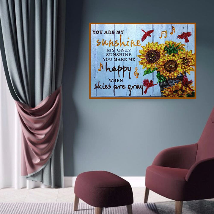 Diamond Painting Kits for Adults,DIY 5D Special Shaped Diamond Painting Partial Drill Diamond Art Crystal Rhinestone Diamond Art Crafts by Number Kits Mosaic Making for Wall Home Decor (12x16)