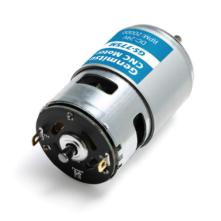 GS-775M Micro DC 24V 20000RPM 775 Motor, Double Ball Bearing, High Power, Noise Suppression, DC Motor Driver for Electrical Tools DIY