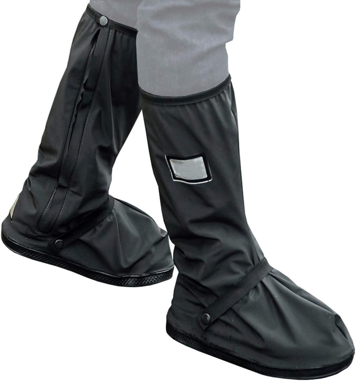 Waterproof Shoe Covers Rain Shoe Covers Slip Resistance Galoshes Rain Boots Over Shoes (X-Large)