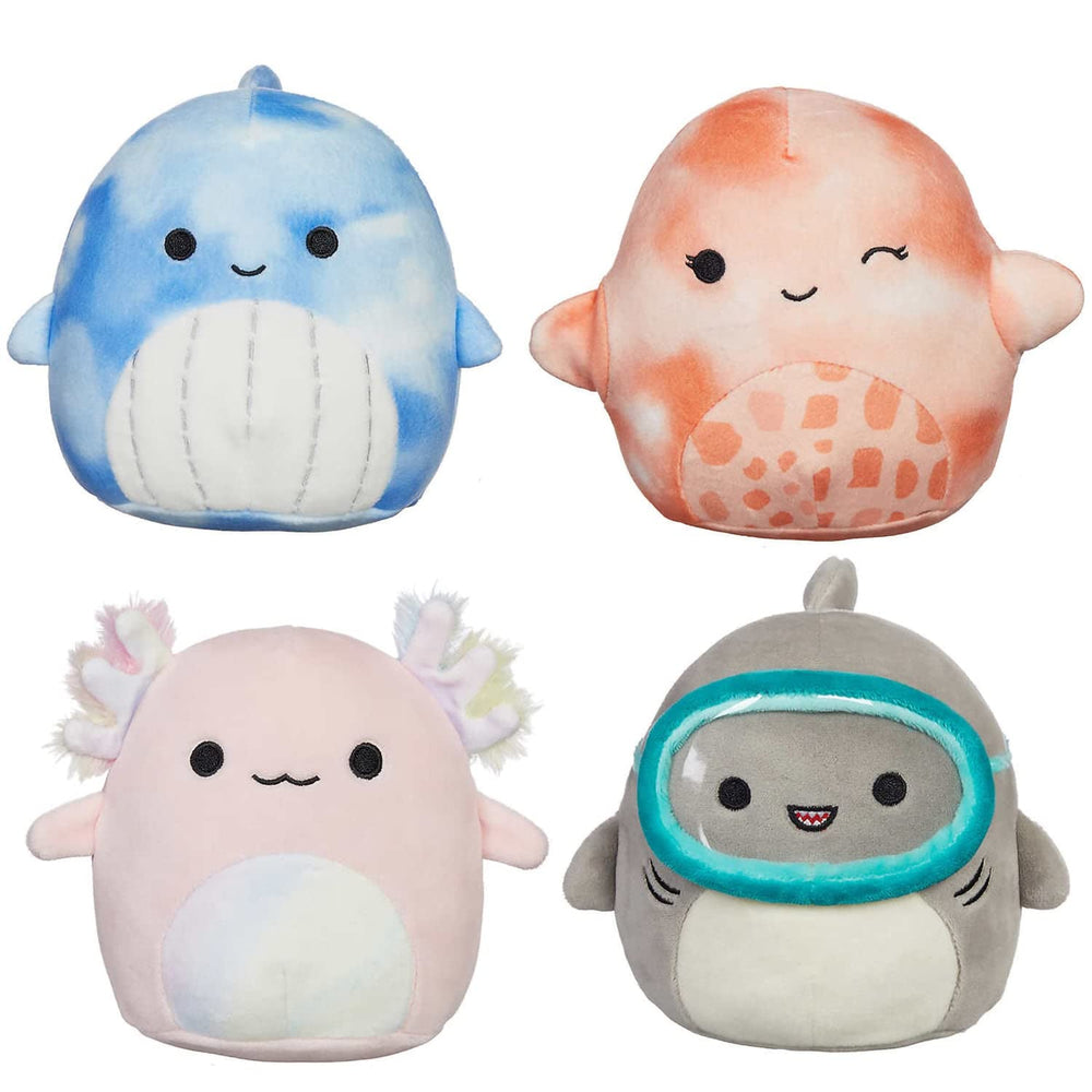 Squishmallows Official Kellytoy Set of 8 5 inch Sea Squ