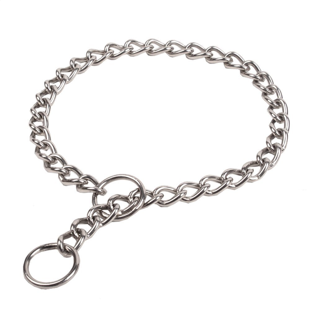 Chain Dog Training Choke Collar, 16 in, 2.0 mm