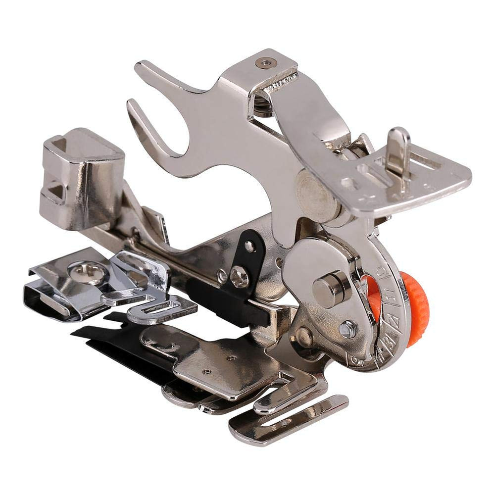 Ruffler Attachment Presser Foot, Sewing Machine Gathering Presser Foot for Brother Singer Sewing Machine Perfectly Spaced Pleats/Gathers, Easily Adjust Closeness & Depth