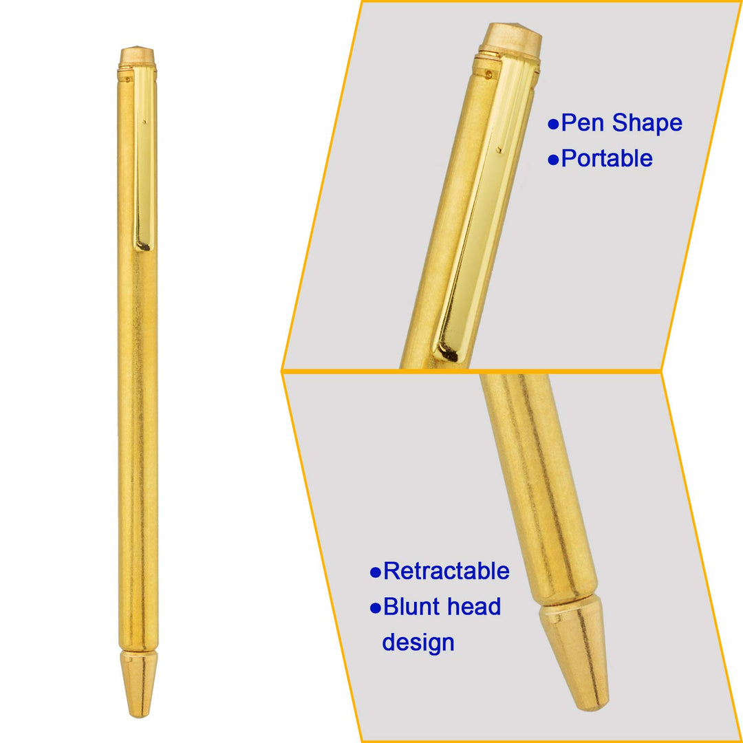 2PCS Dowsing Rods, Retractable divining rods, Portable Pen Shape L Rods, for Ghost Hunting Tools, Divining Water, Treasure, Buried Items etc