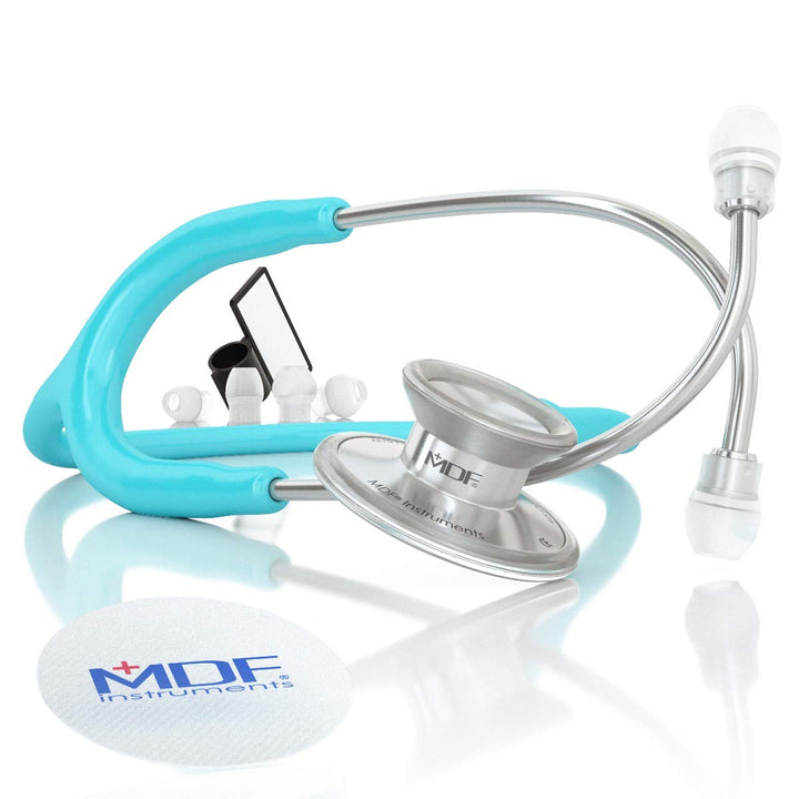 MDF747XP-03 Acoustica Deluxe Lightweight Dual Head Stethoscope (Pastel Blue)