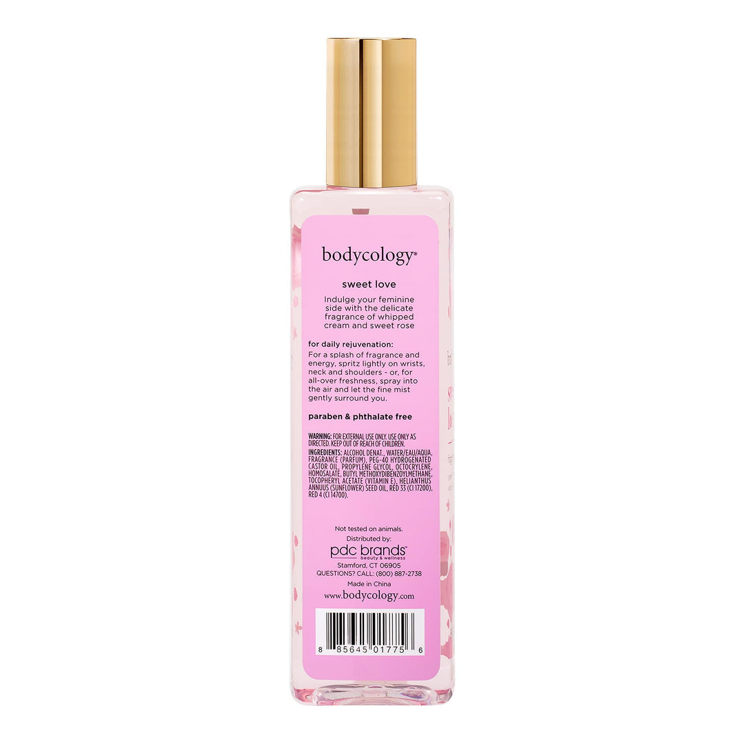 Bodycology Sweet Love Fragrance Mist For Women, 237 Ml