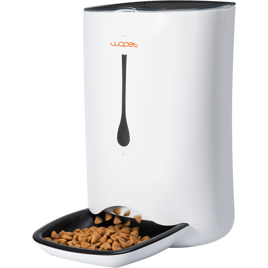 Automatic Pet Feeder Food Dispenser for Cats and Dogs–Features: Distribution Alarms,Portion Control,Voice Recorder, & Programmable Timer for up to 4 Meals per Day