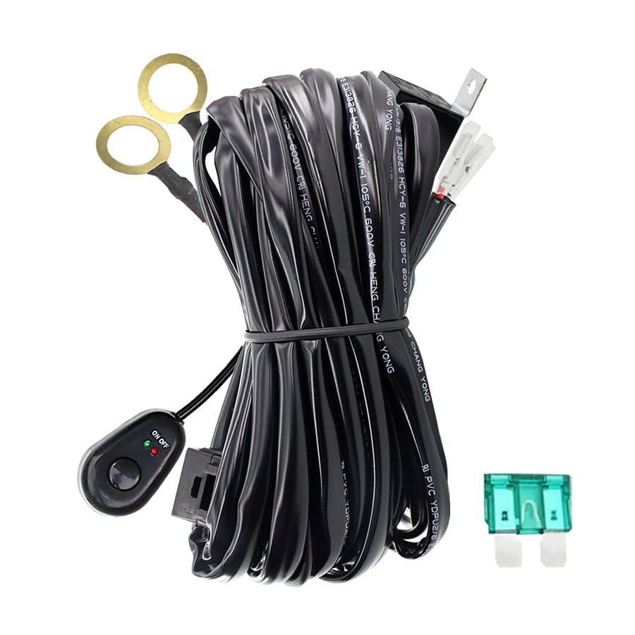 LED Work Lights Bar Wiring Harness Kit 1 Leads DC12V 40