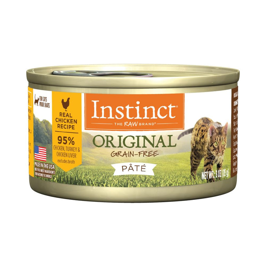 Original Pate Wet Cat Food, Grain Free Recipe - Real Chicken, 3 oz. Cans (Pack of 24)