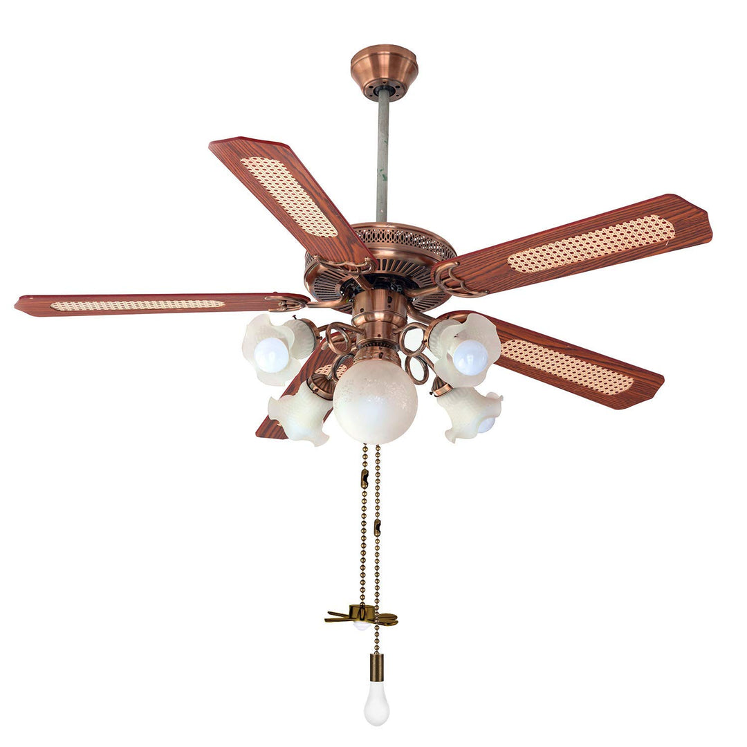 Ceiling Fan Pull Chain, 120 Rust Proof Copper 3mm Beaded Extension Chains with 12 Matching Connectors, Bronze