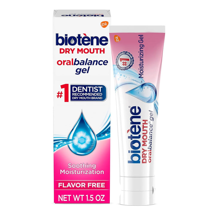 3 Pack Biotene Oral Balance Dry Mouth Moisturizing Gel 1.5 oz soothe oral tissues long