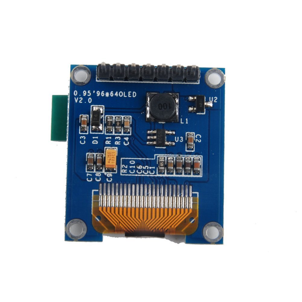 HiLetgo 0.95 Inch 7 Pin Colorful 65K SPI OLED Display Module SSD1331 96 * 64 Resolution for Arduino 51 STM32