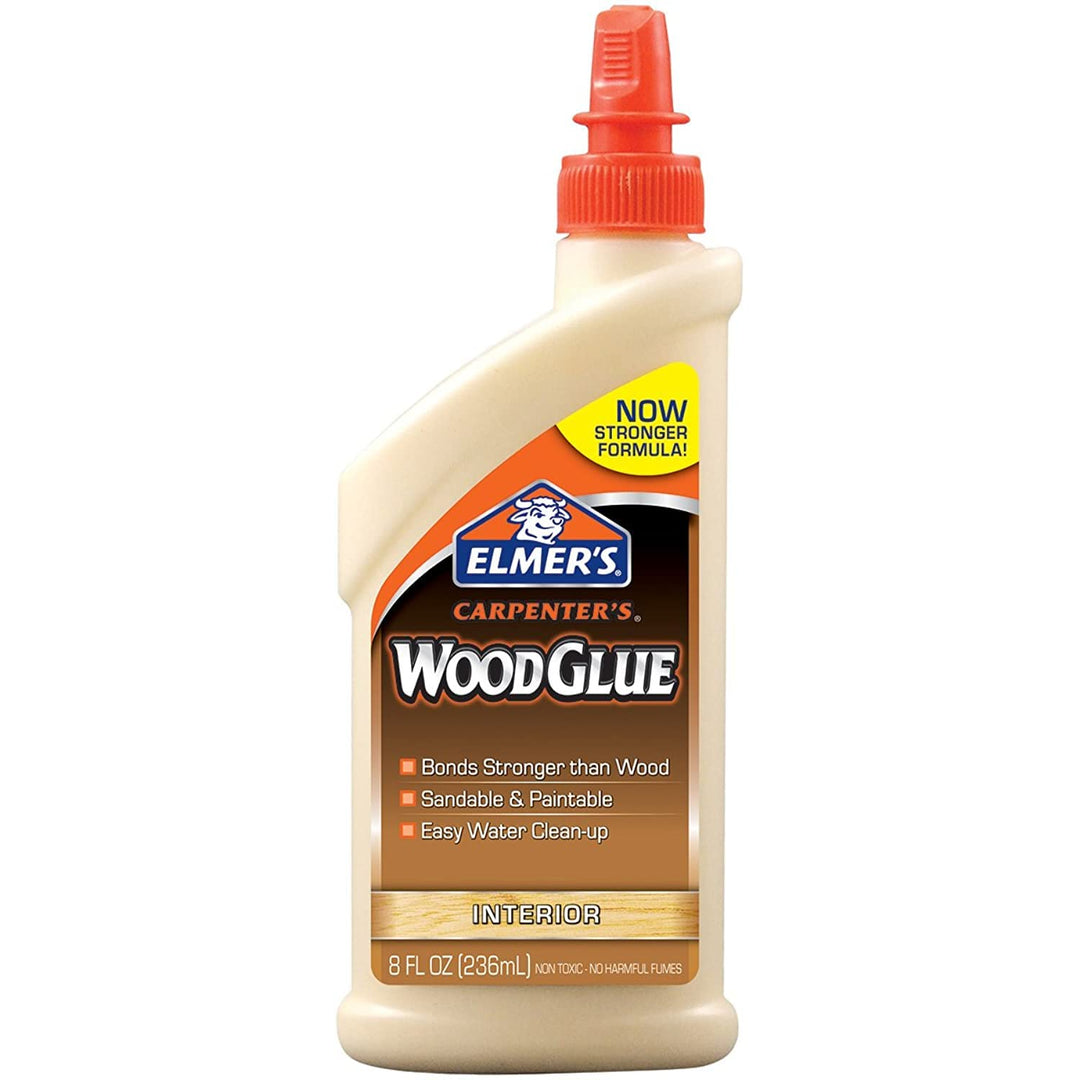 Elmer&#39;s E7010 Carpenter&#39;s Wood Glue, Interior, 8 Ounces , Tan