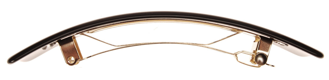 Nacro Black : Large Rectangle Barrette - Nacro Black