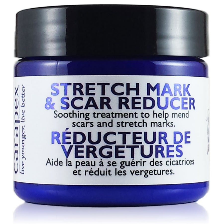 Stretch Mark & Scar Reducer Cream - 98% Natural, for Pregnancy Marks, Weight Loss Marks, Tightening, Firming, Unscented with Shea Butter, 4oz