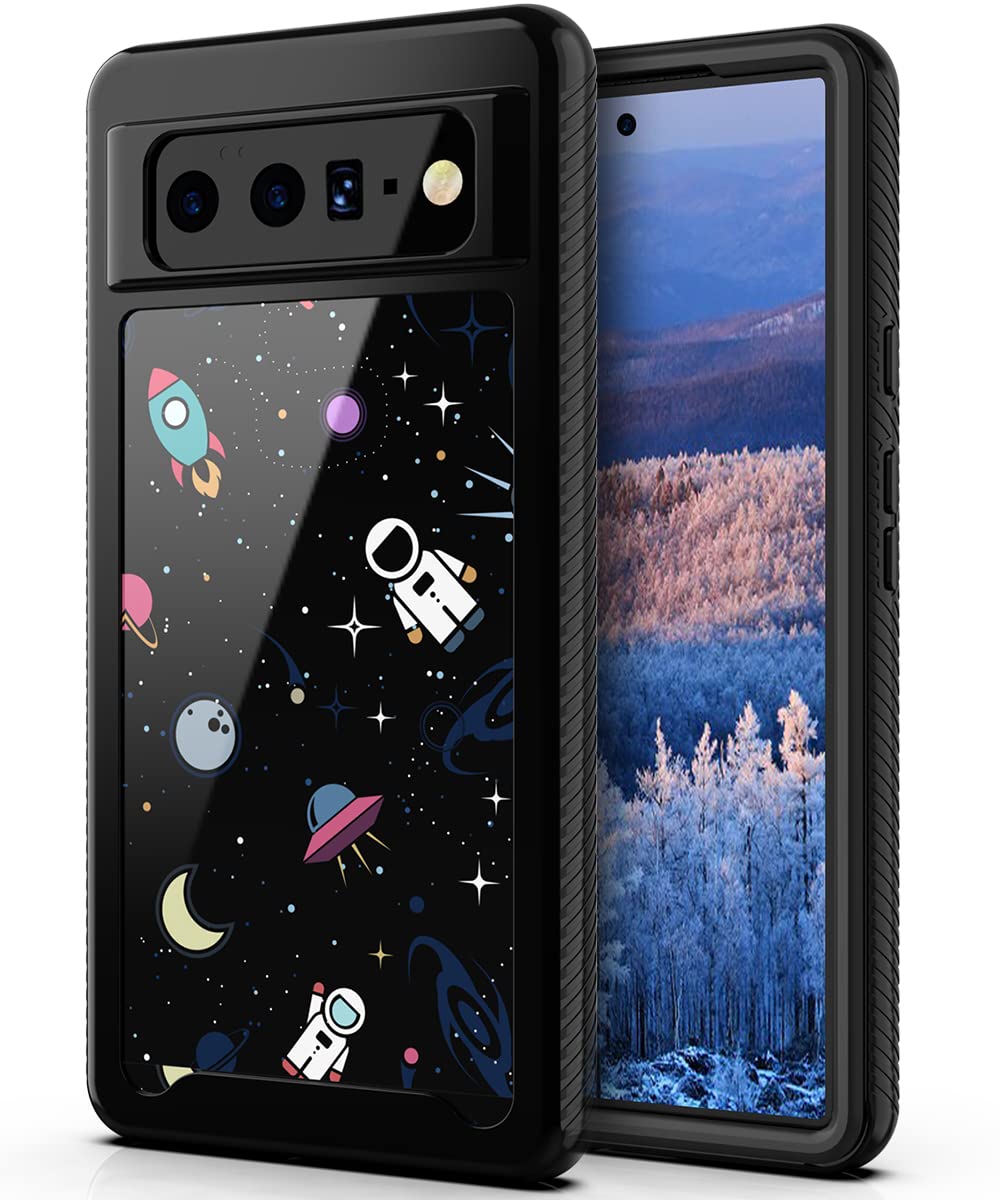 PBRO Case for Google Pixel 6 Pro Case 2021,Cute Astrona