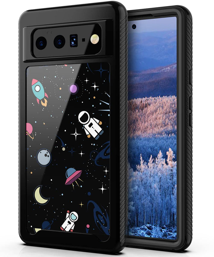 PBRO Case for Google Pixel 6 Pro Case 2021,Cute Astrona