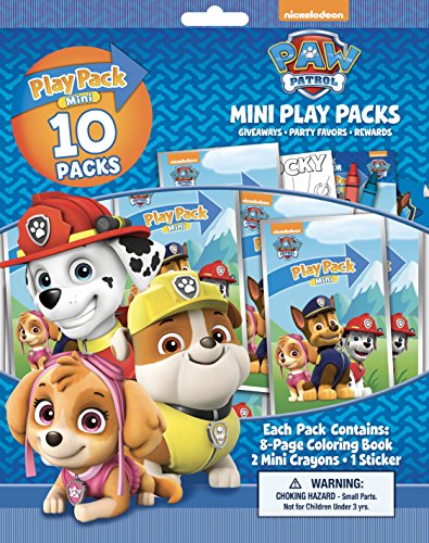 Paw Patrol 10 Mini Play Packs, 36 months to 144 months