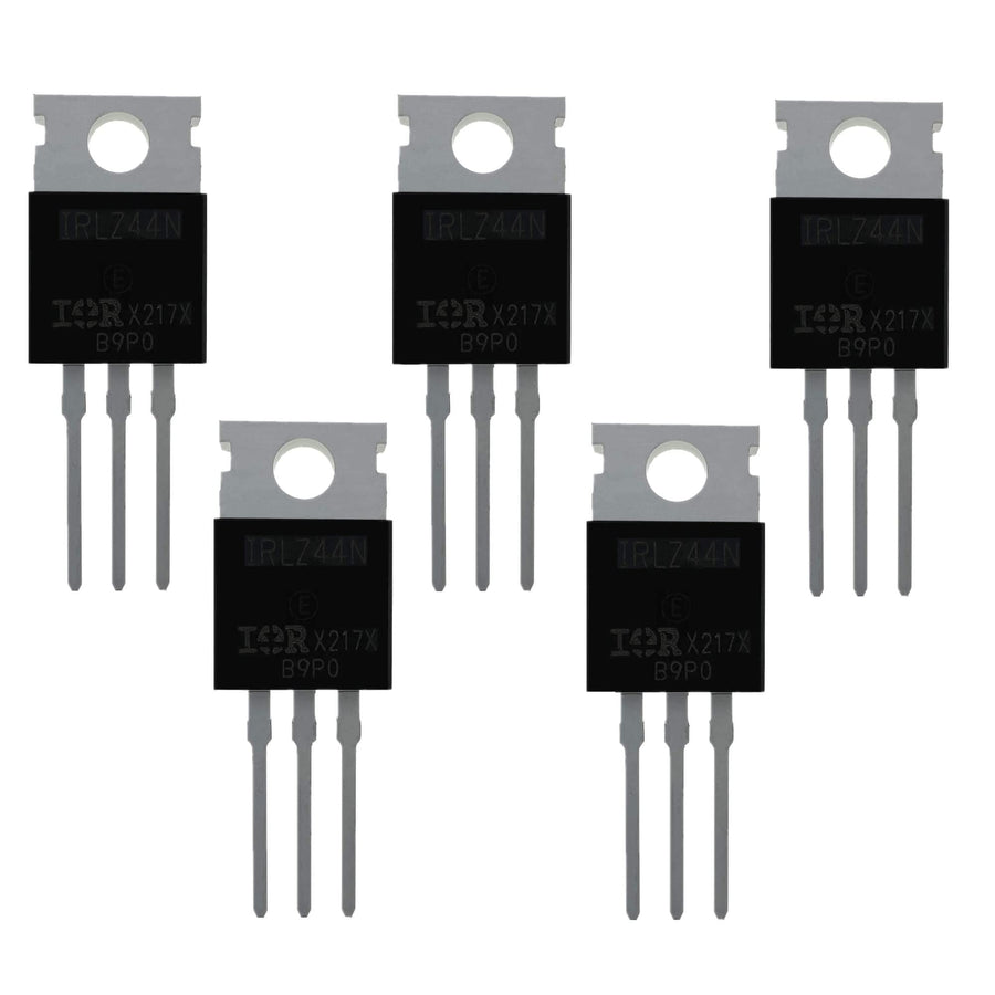 5Pcs IRLZ44N IRLZ44NPBF TO-220 Power Mosfet Logic Level N-Channel 0.02Ohm IC Chip N-CH 55V 47A TO-220AB IRLZ44 44N